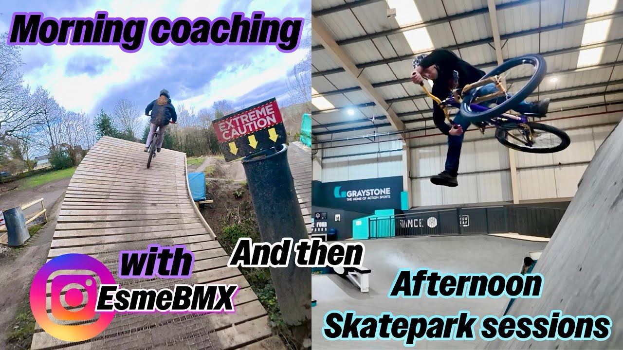 Morning Bikepark Big bikes and Afternoon Skatepar Little bikes! Fun MTB day! #mtb #mtblife