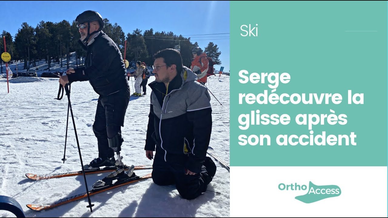 Ski handisport - Serge, amputé tibial, redécouvre la glisse