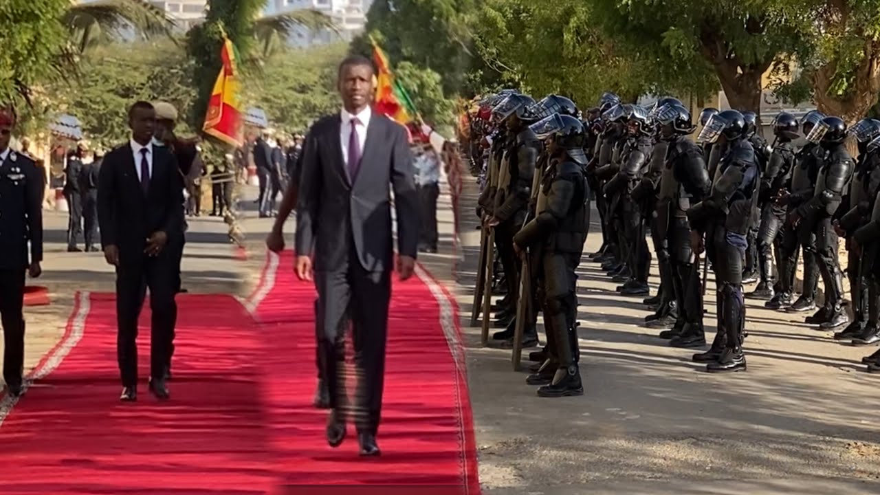 L'arrivée du Ministre de l'Intérieur Me Bamba Cissé à l'École Police...