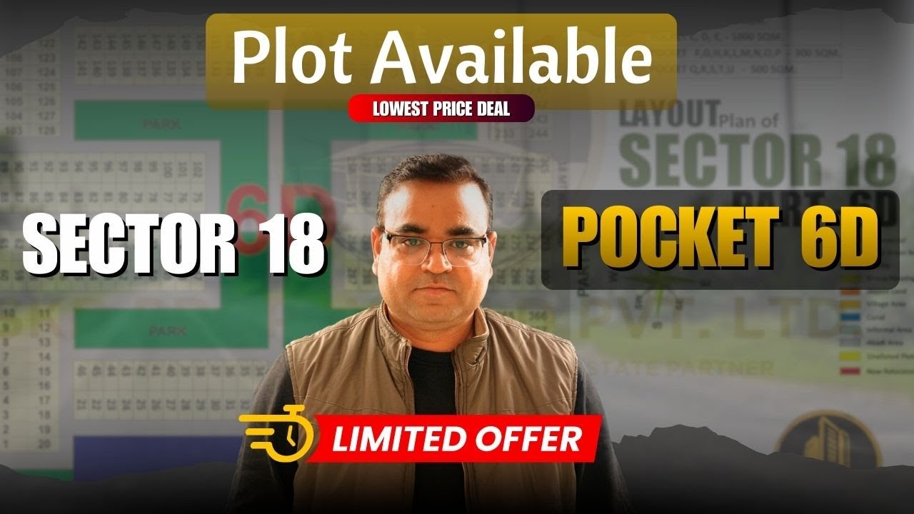 Pocket 6D Sector 18 YEIDA | Premium Plot Near Jewar Airport | SKD Propworld