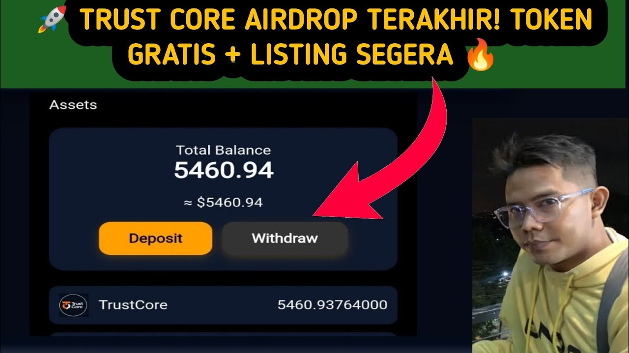 🚀 TRUST CORE AIRDROP TERAKHIR! TOKEN GRATIS + LISTING SEGERA 🔥
