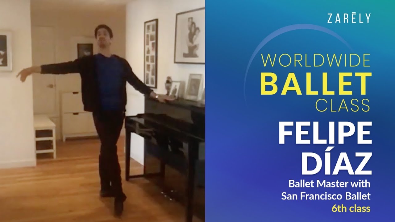 Felipe Diaz, Ballet Master with San Francisco Ballet. Professional/Advanced ballet class