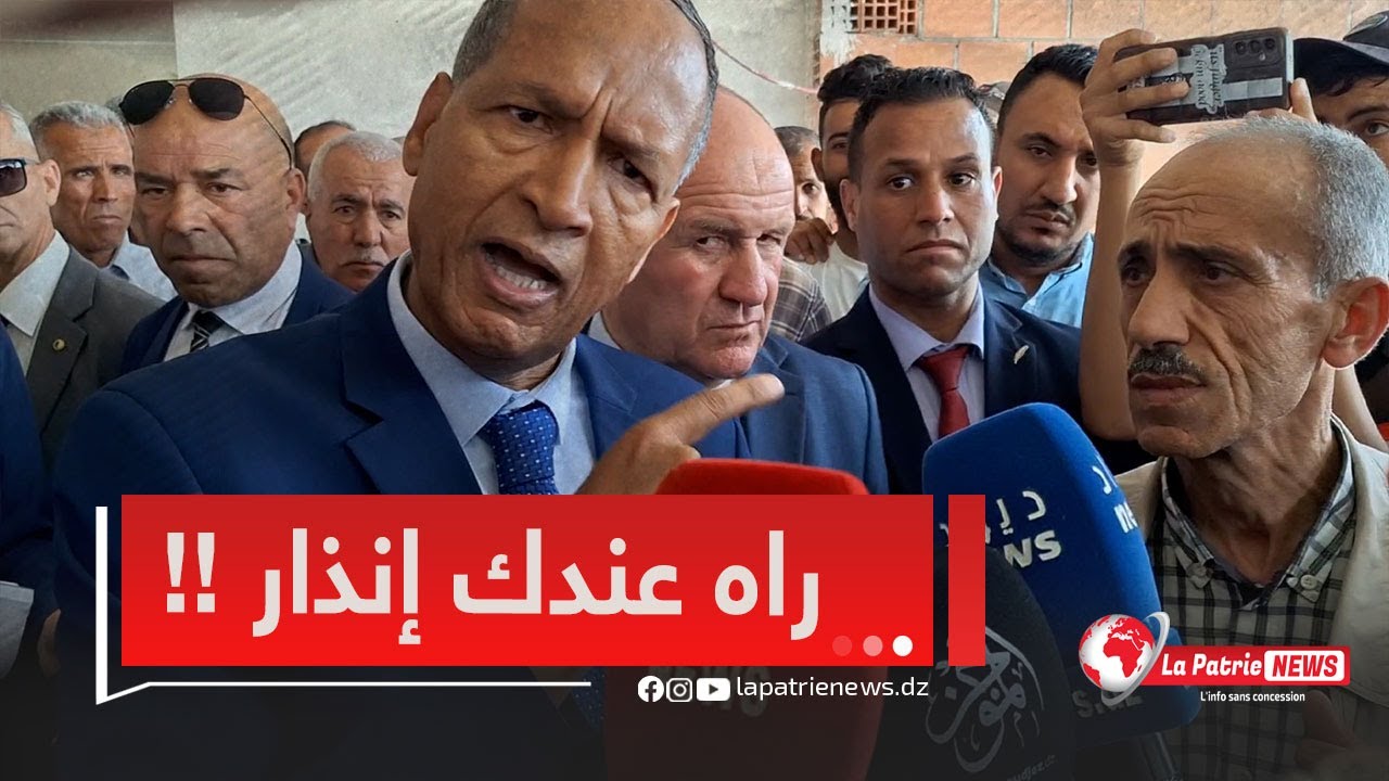 والي باتنة  يوبخ مدير مكتب الدراسات بسبب عدم المتابعة للمقاول..