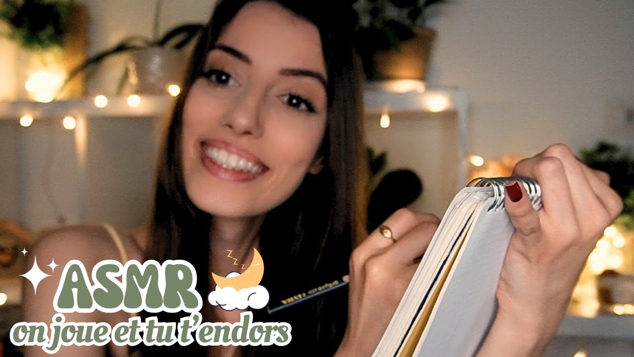 ASMR FR : Ta MEILLEURE AMIE t’endort 😴 (jeux, chuchotements, confidences…)