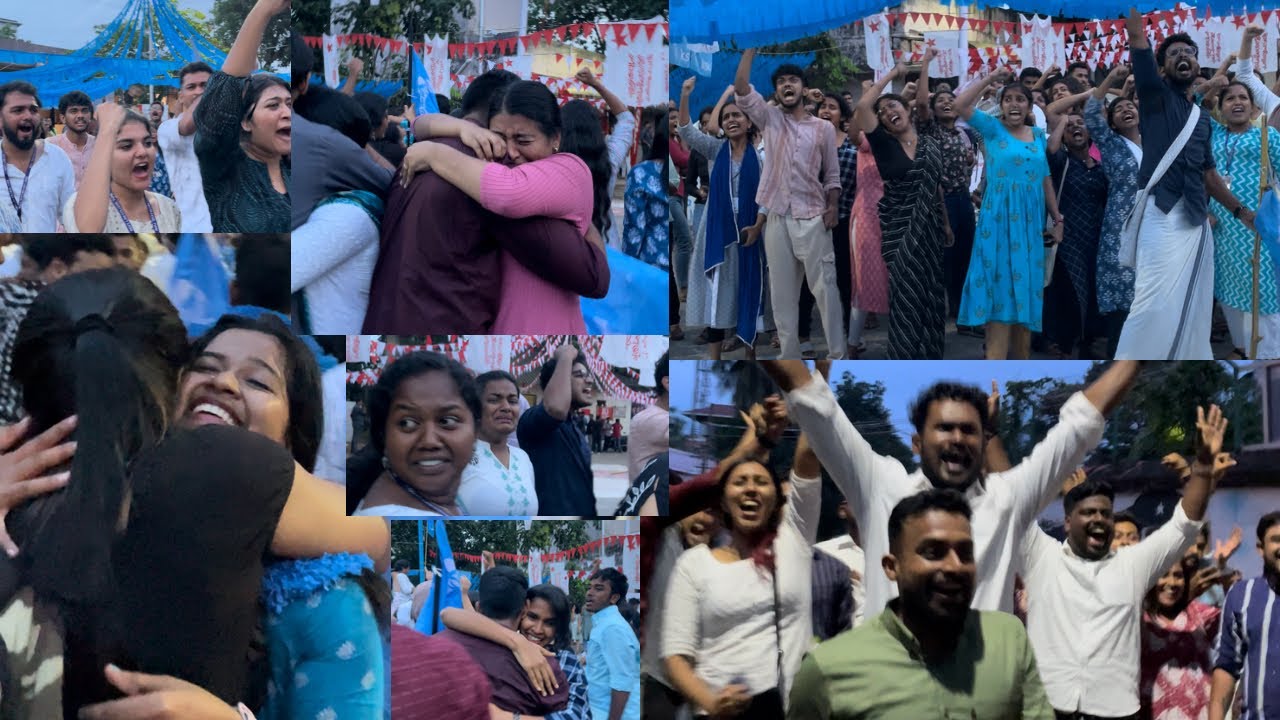 തിരുവനന്തപുരം ലോ കോളേജിലെ വിജയ വാർത്ത പുറത്തുവന്നപ്പോൾ ഉള്ള  സന്തോഷം. 💙  #KSU #college #lawcollage
