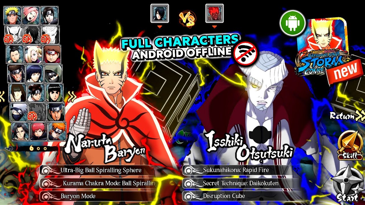 KEREN‼️Naruto Senki Storm Connections | New Narsen Mod Terbaru 2024!!