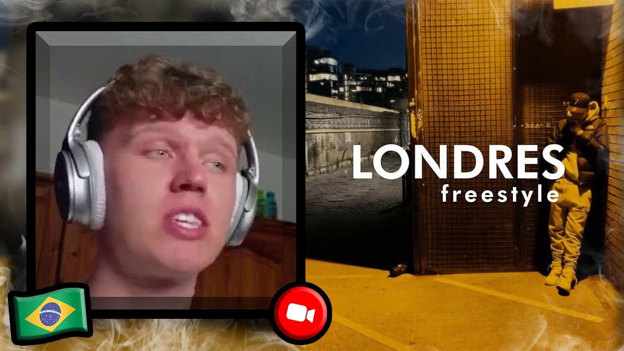 FIRST REACTION TO Londres Freestyle Prod. Nagalli & Viper - VEIGH | Brazilian Music Reaction