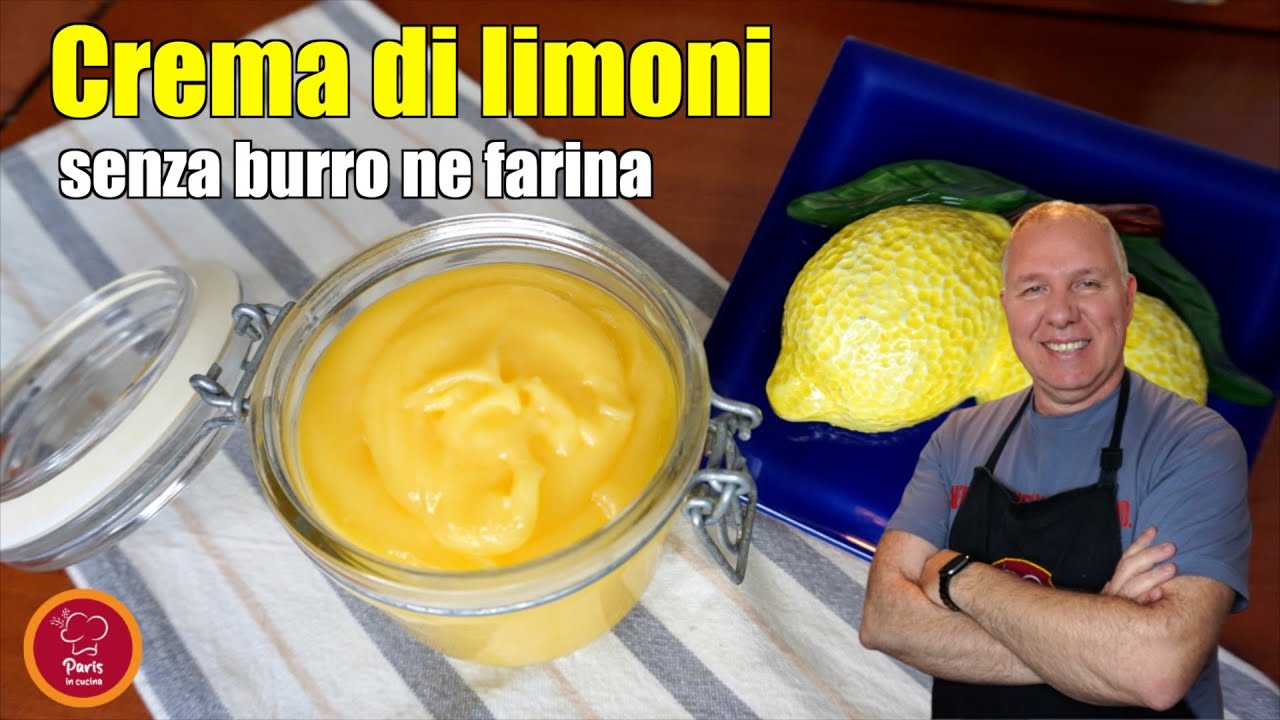 Crema di limoni 🍋🍋🍋 senza burro ne farina Delicatissima