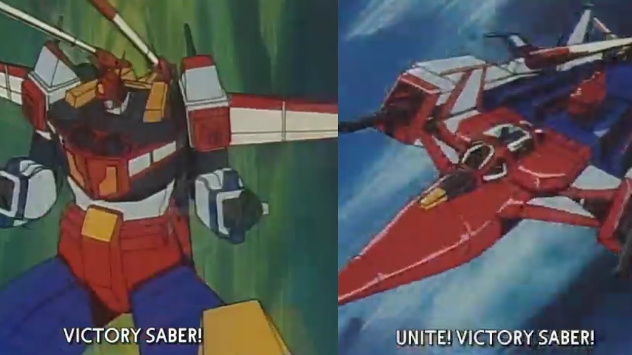 Awesome moment the first time victory leo and star sabre combine to form victory sabre! Cartoon 1989