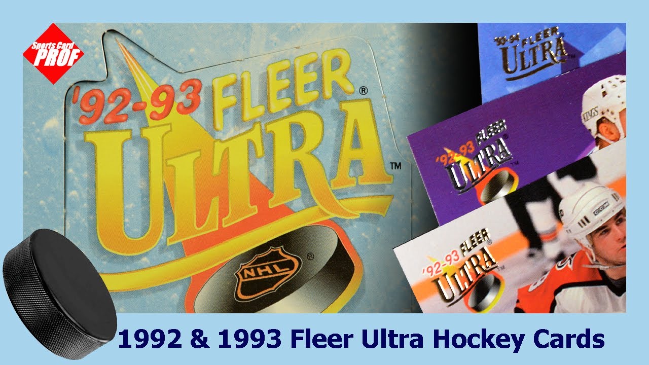 Наборы карточек Fleer Ultra Hockey 1992 и 1993 годов