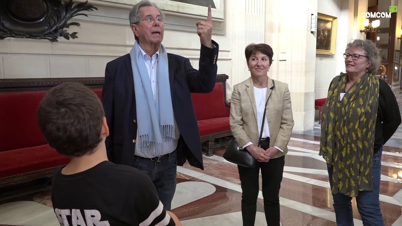 Des jeunes & bénévoles du TSF à l'Assemblé Nationale