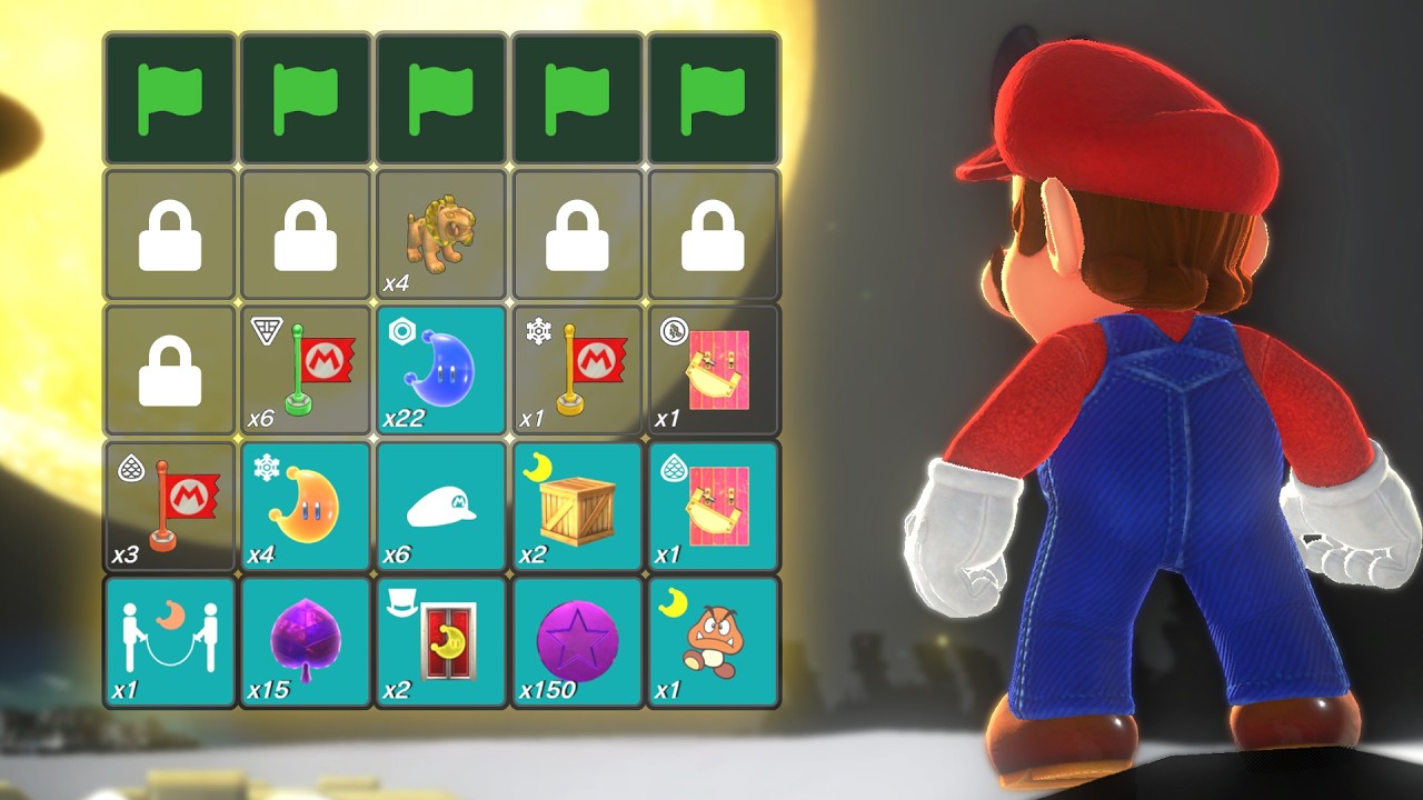 Let's Play Mario Odyssey Bingo