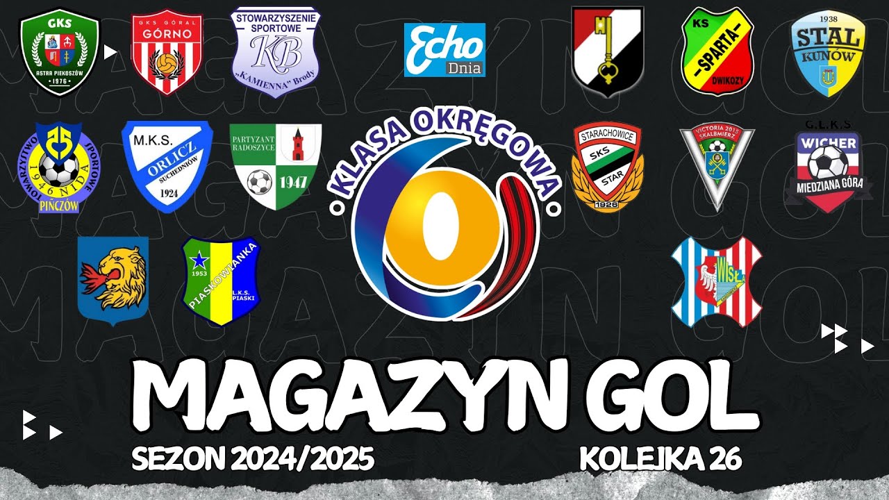 Magazyn Gol - Klasa Okręgowa | 26 kolejka | Sezon 2024/2025