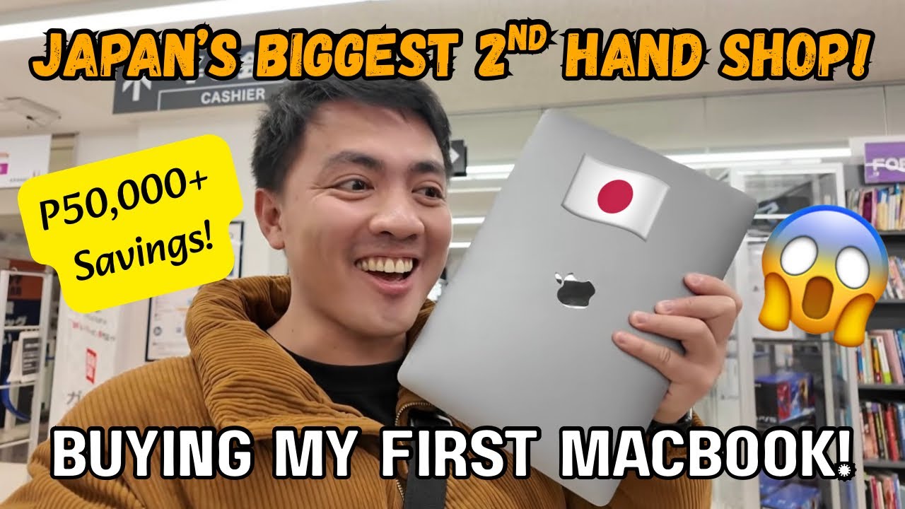 Japan’s BIGGEST 2ND HAND SHOP: P50,000 Savings on My First MacBook? 😱