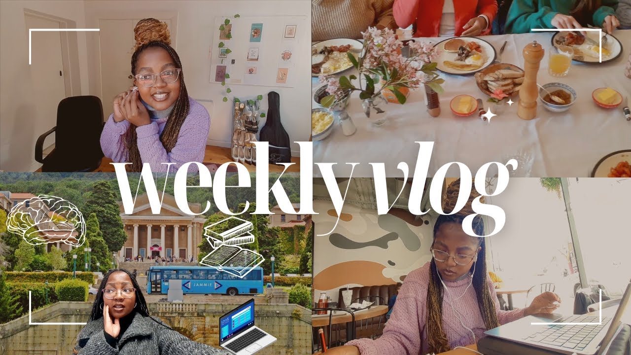 UNI DIARIES: café work date, dealing with anxiety, band performance|UCT clinical psychology student.