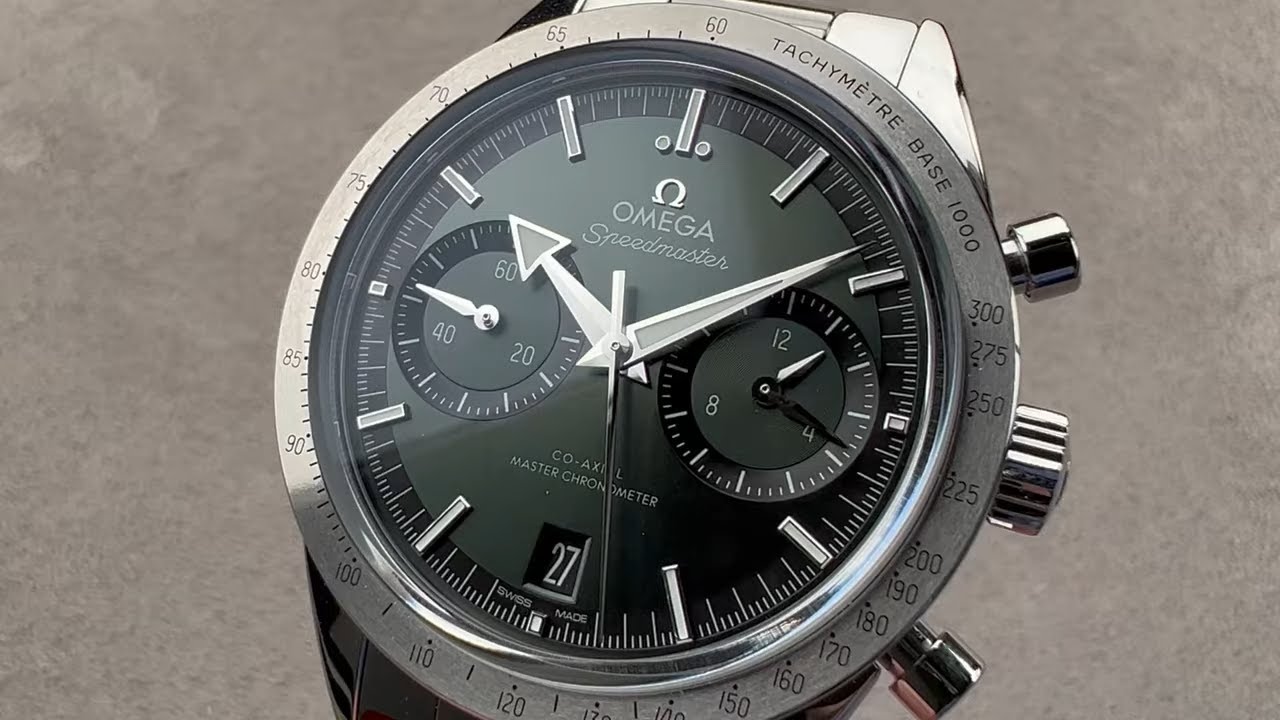 Omega Speedmaster '57 Chronograph Green - 332.10.41.51.10.001 - Hands-On Watch Review