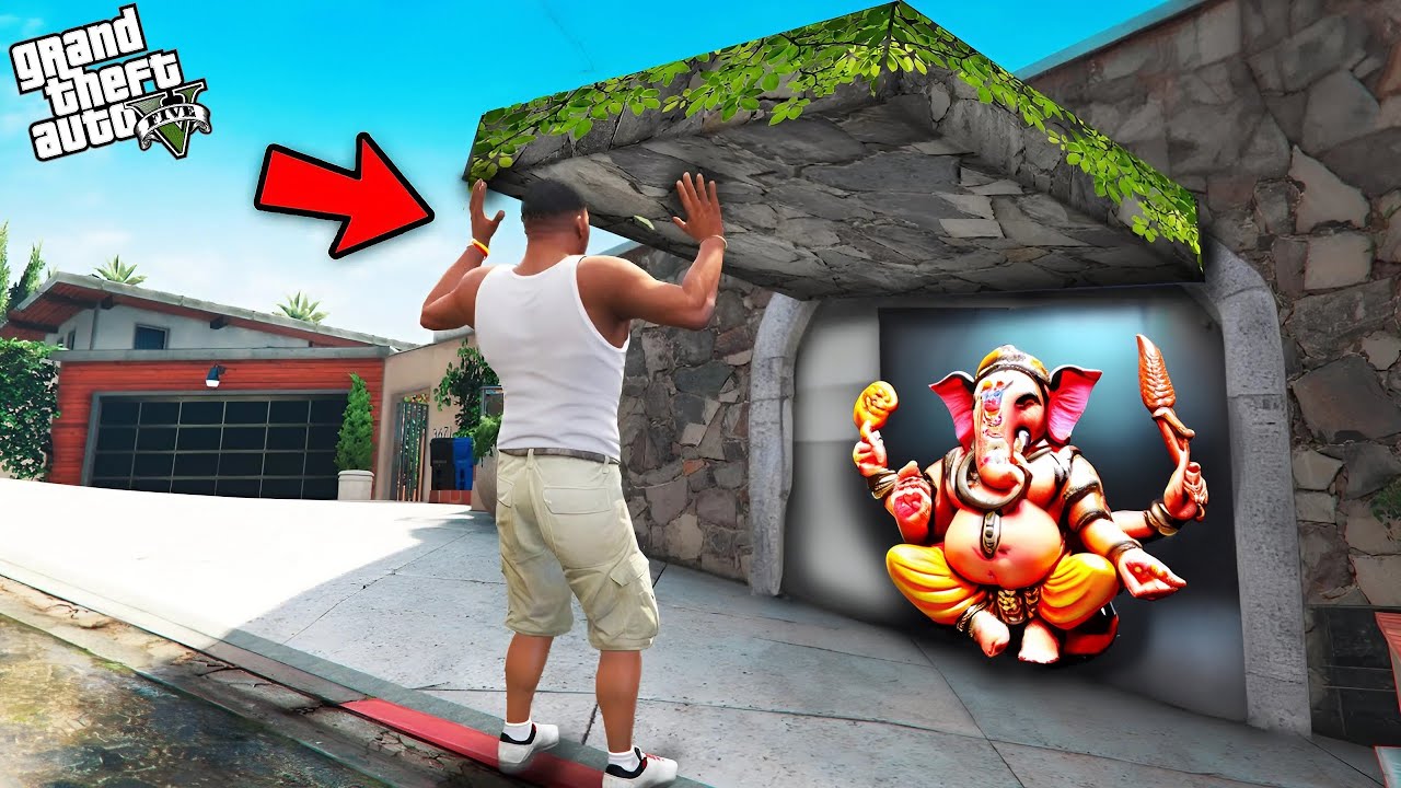 Franklin found A Ganesh in tunnel || Gta 5 Tamil