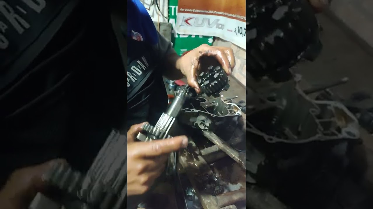 cómo armar motor o bloc o sincronizar caja de cambios    de                       honda CBR 250 cc