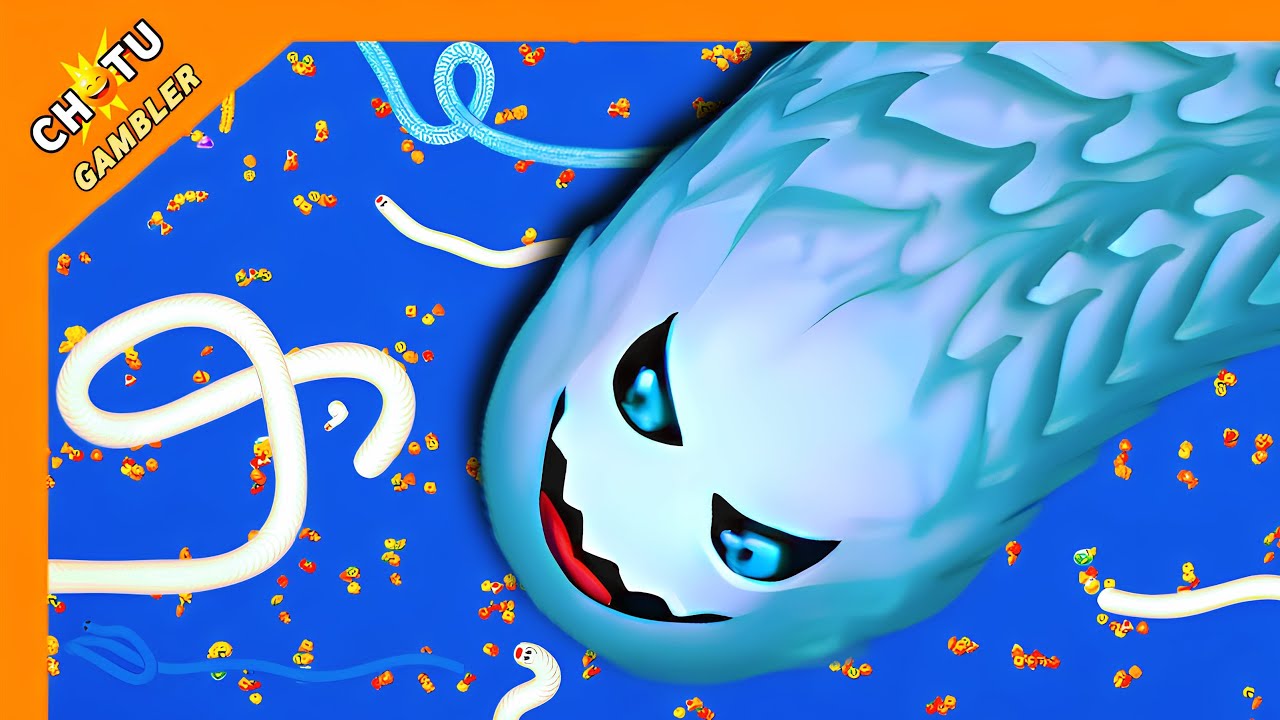 🐍 WORMS ZONE IO PRO GAME 🔴 } BIG SNAKE GAME 😄 DAY 125 Ep.2 } #WORMSZONEIO #BIGSNAKEGAME #SNACKGAME