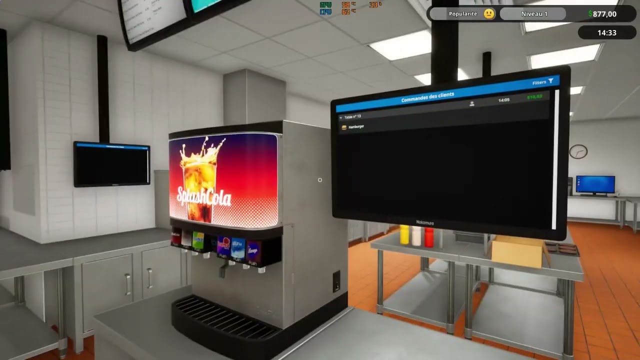 vidéo fast Food simulator