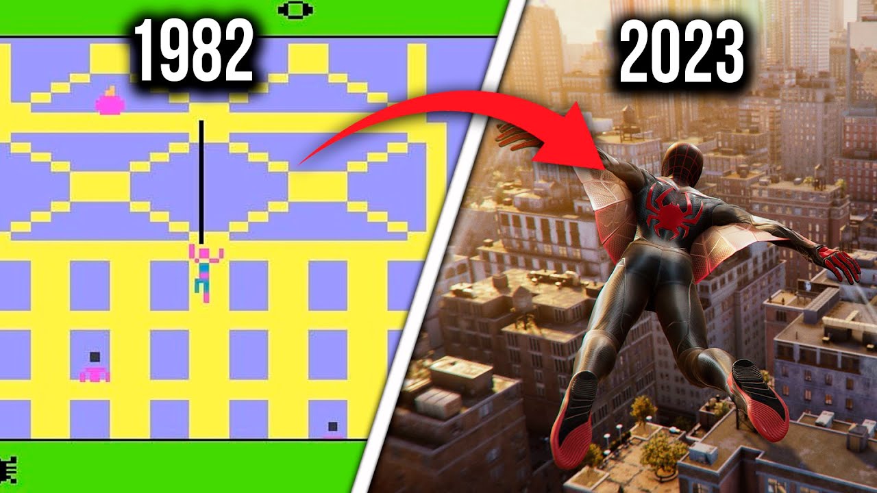 THE AMAZING EVOLUTION OF SPIDER-MAN GAMES (1982 - 2023)