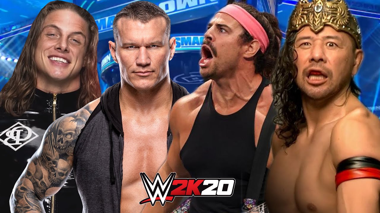 R.K.BRO vs SHINSUKE NAKAMURA & RICK BOOGS | WWE 2K20