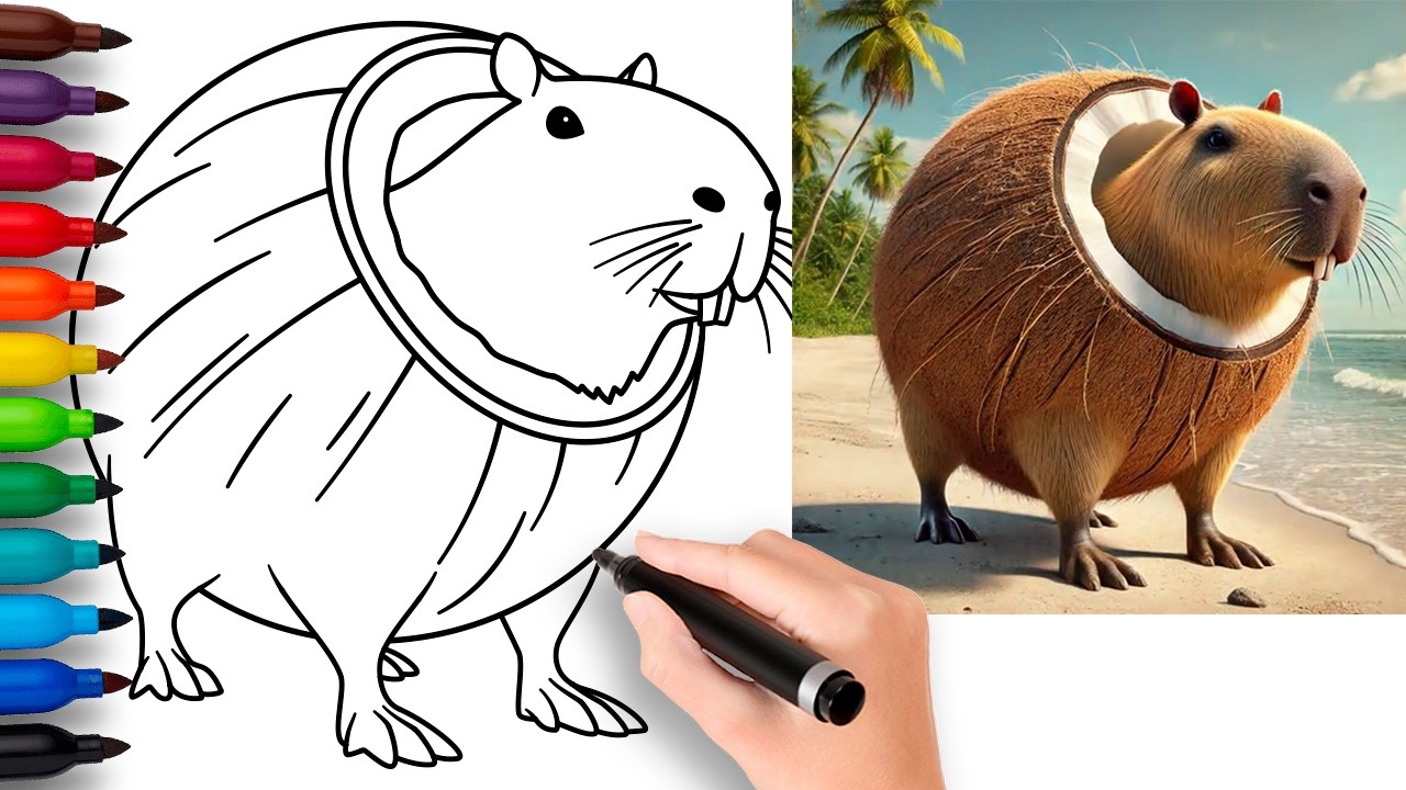 HOW TO DRAW BURBALONI LOLILOLI | Italian Brainrot Animals - Easy Step by Step Drawing