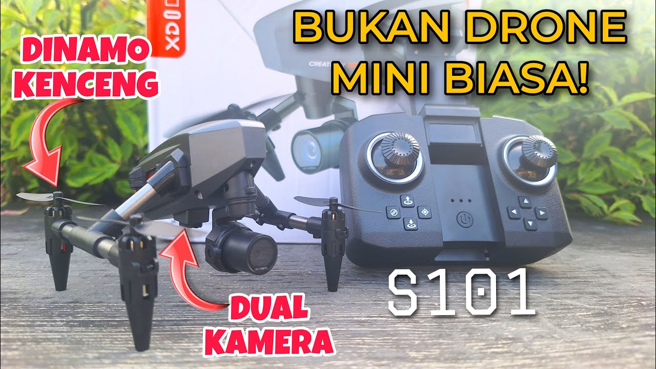 Drone S101 / XD1 | Review dan Tes Terbang