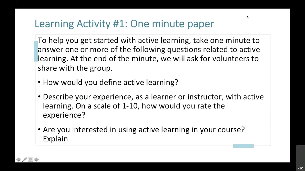 Adapt and Implement Active Learning Strategies in Your Remote Course