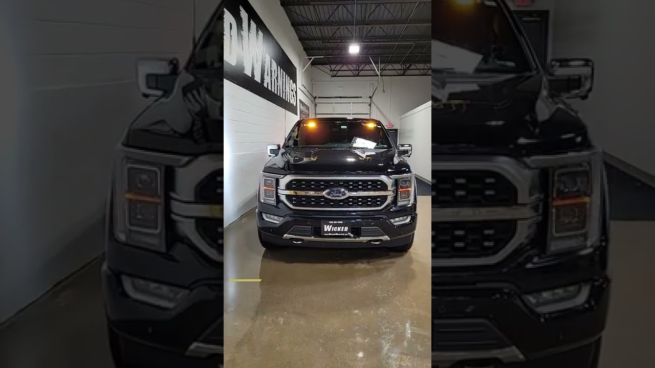 2022 F150 POWERBOOST аварийные стробоскопы OEM заводские мигающие без вырезания, установка