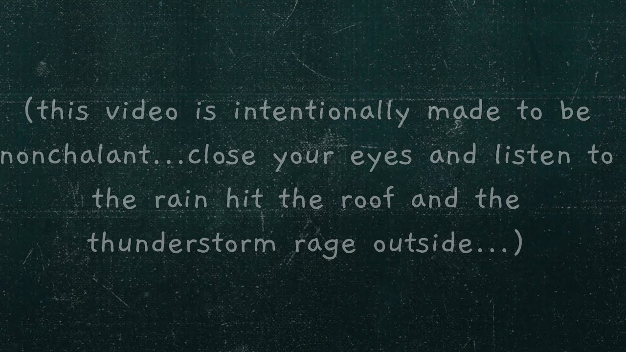 Thunderstorm ASMR: Fall asleep to the sound of rain on my roof