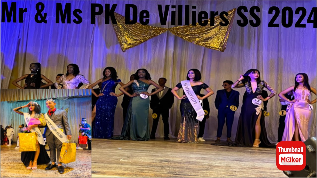 Mr & Ms Pk De Villiers Secondary School 2024// Gazza performing// Namibian YouTuber