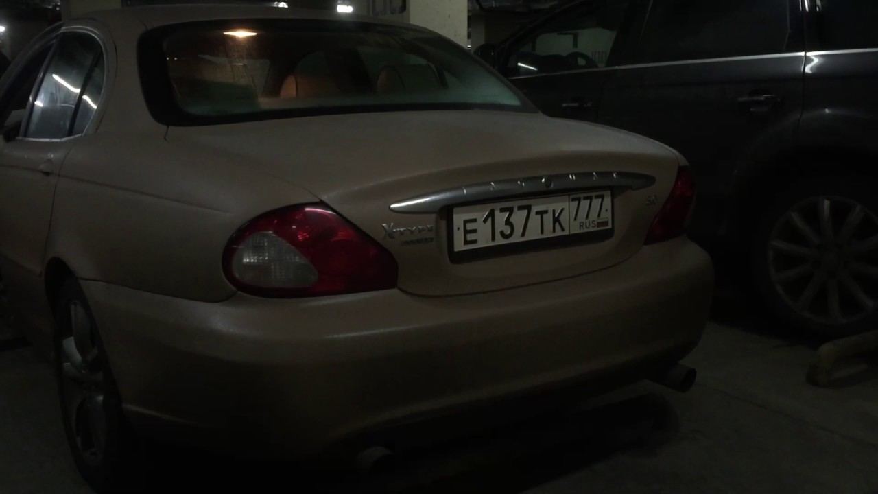 Jaguar X-type 3.0 V6 Straight pipe exhaust sound start up