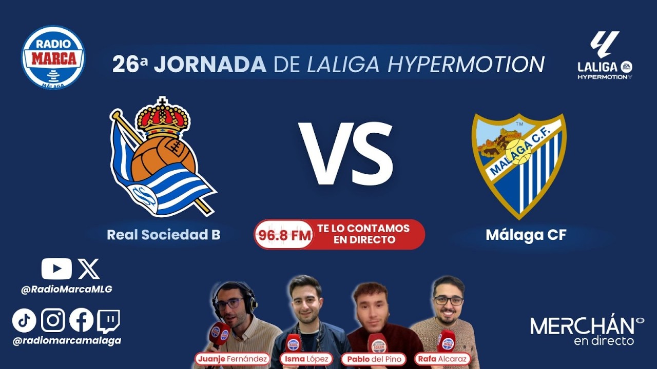 Real Sociedad B - M&aacute;laga CF