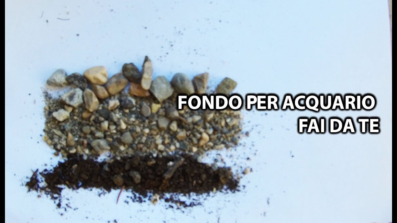 FONDO FERTILE per ACQUARIO Fai Da Te