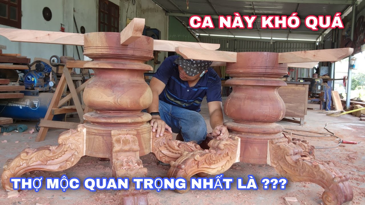 [Mộc Mực Mẹo] Cách làm chân bàn tròn một cốt | Lấy CỐNG HIẾN làm LÝ TƯỞNG SỐNG