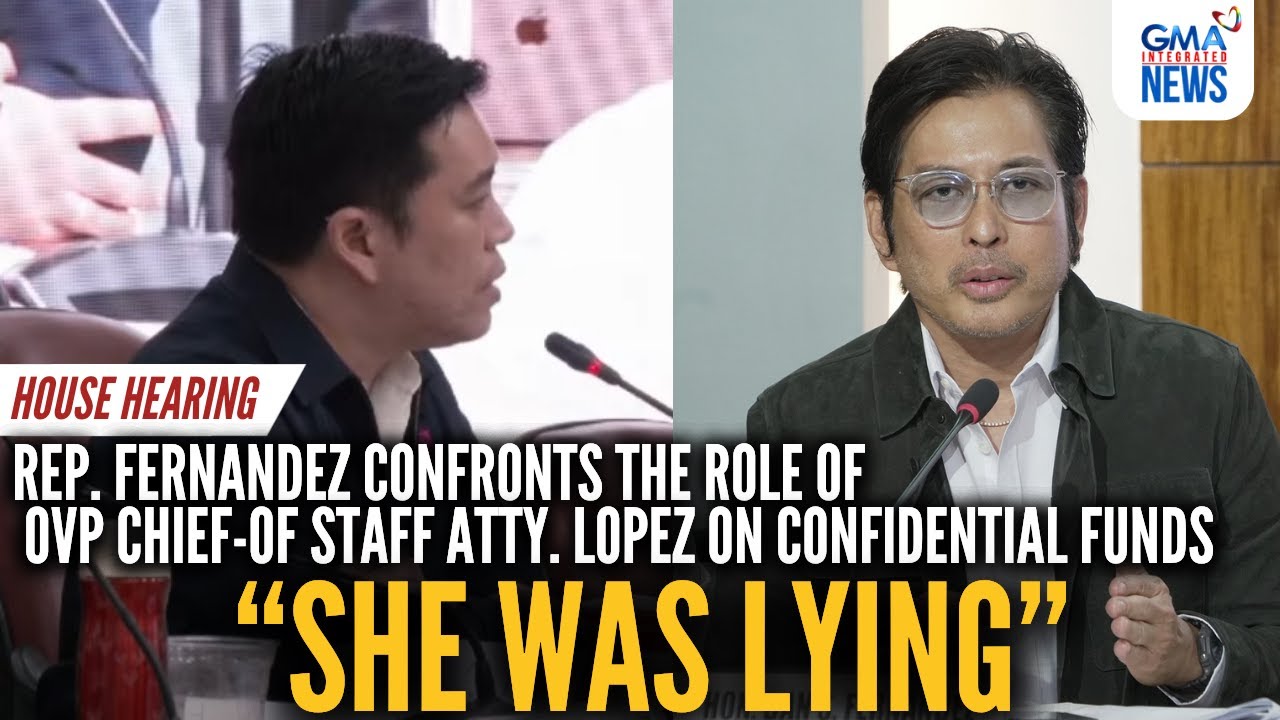 Rep. Fernandez confronts Ortonio on answering confidential funds | GMA Integrated News