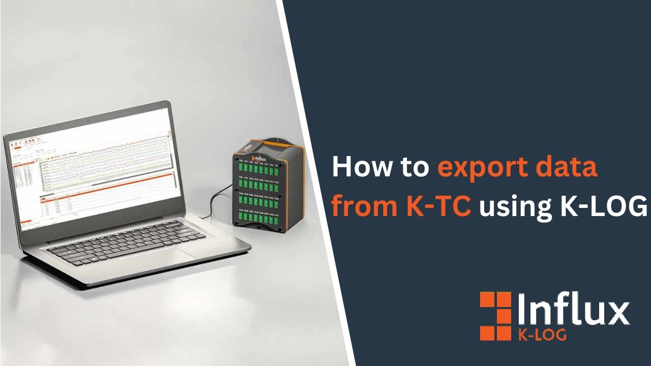 How to export data from K-TC using K-Log Software (previously known as TC-Logger Software)