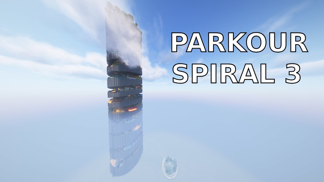 Minecraft Parkour Spiral 3 [Shaders | No Commentary | Walkthrough]
