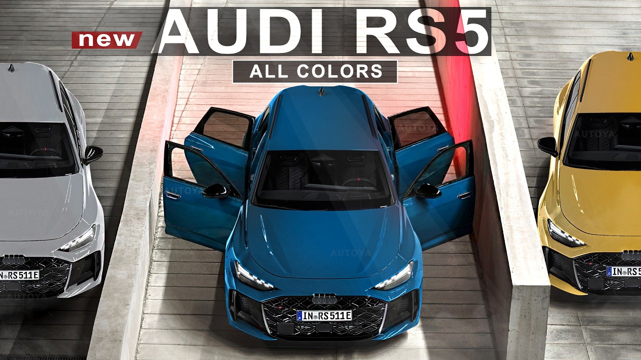New 2027 Audi RS5 B10 - All Colors Preview for the Sedan & Avant