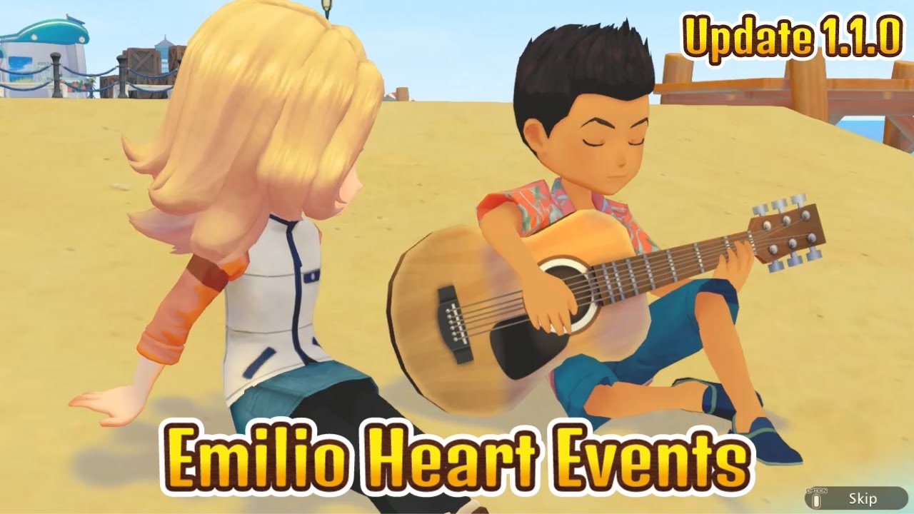 (Update 1.1.0) EMILIO Heart Events + Married & Family Life | Story of Seasons Pioneers of Olive Town
