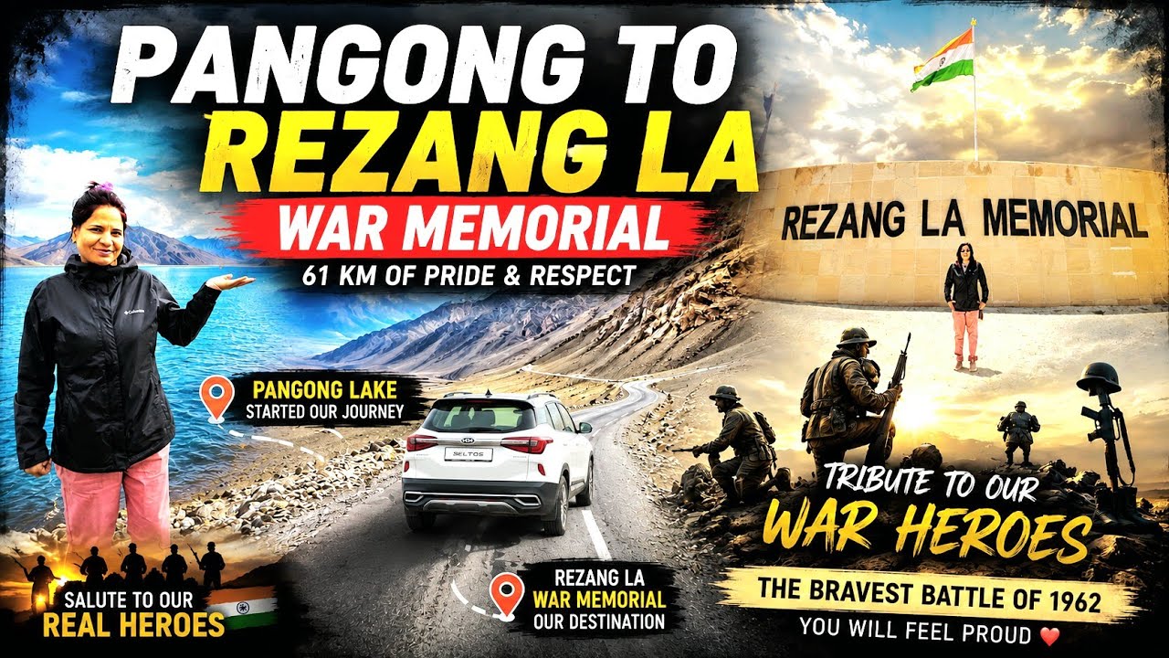 Every Indian Must Visit This Place | Rezang La War Memorial | The Untold Story of 1962 War |