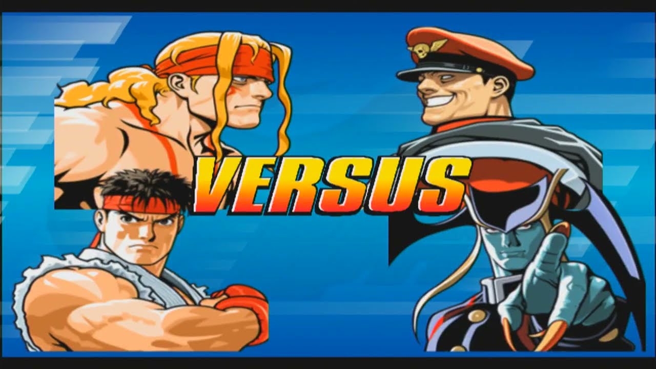 Capcom Fighting Evolution Alex and Ryu arcade mode