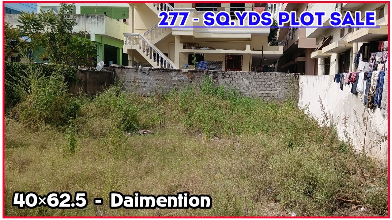 277 Sq.yds Plot For Sale in Hyderabad || Open Plot For Sale || Kothapet || Padmasree Properties