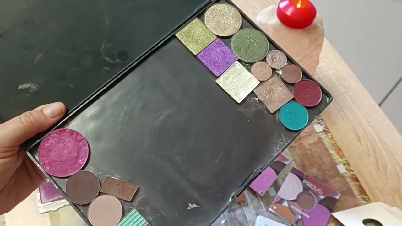 Открываем новогодние подарки ProVG #eyeshadow