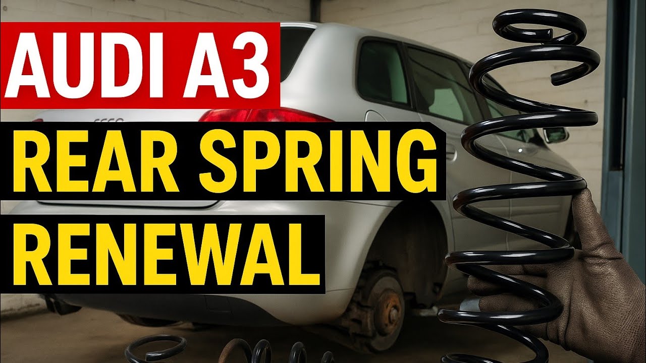 Audi A3 8P REAR SPRING REPLACEMENT