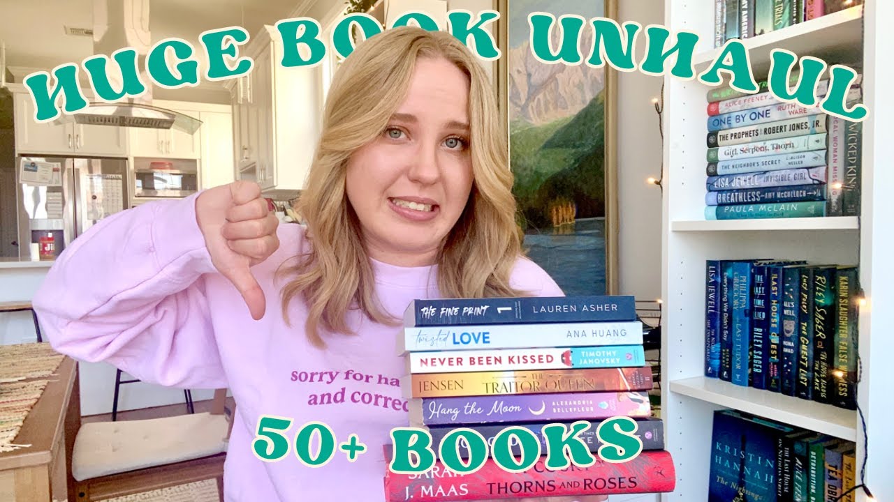 HUGE BOOK UNHAUL (getting rid of 50+ books!!) & shop my shelves on PangoBooks!