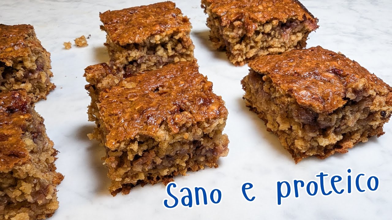 Snack SANO, NUTRIENTE e PROTEICO con BURRO DI ARACHIDI e AVENA - Senza zucchero o burro
