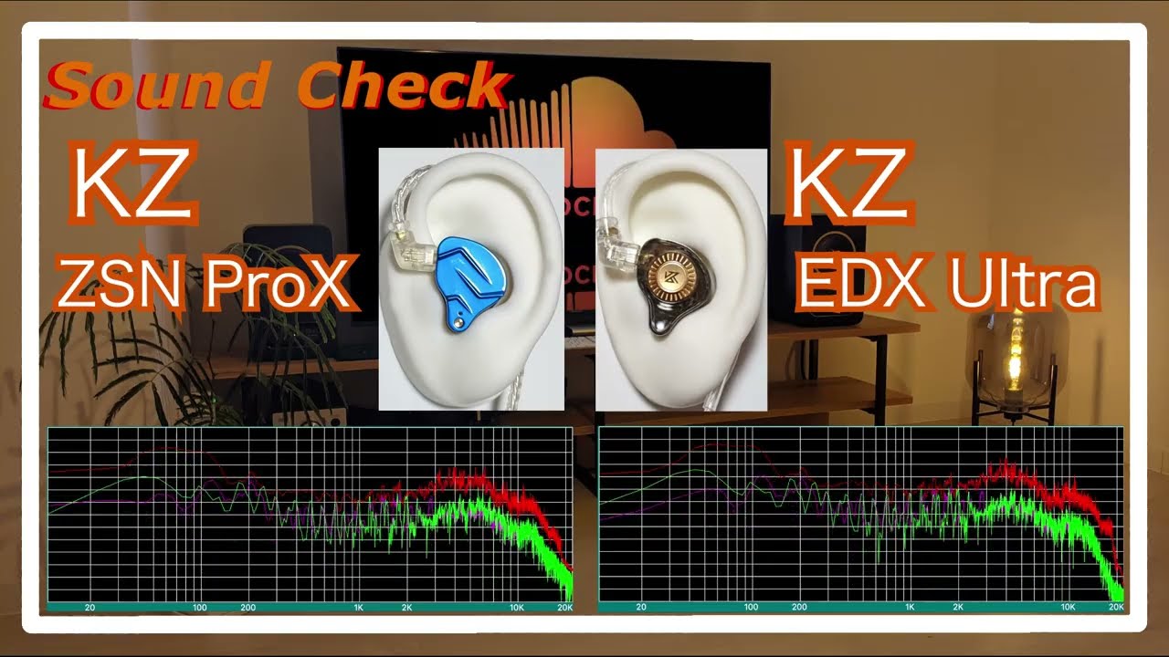 KZ ZSN ProX vs KZ EDX Ultra [ IEMs Chinese In-Ear headphones Sound Comparison 中華イヤホン音比較]