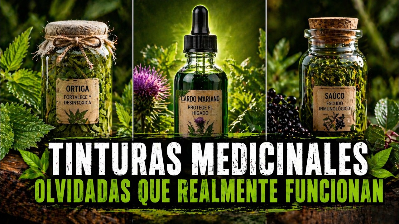 20 Tinturas Medicinales Olvidadas que REALMENTE Funcionan
